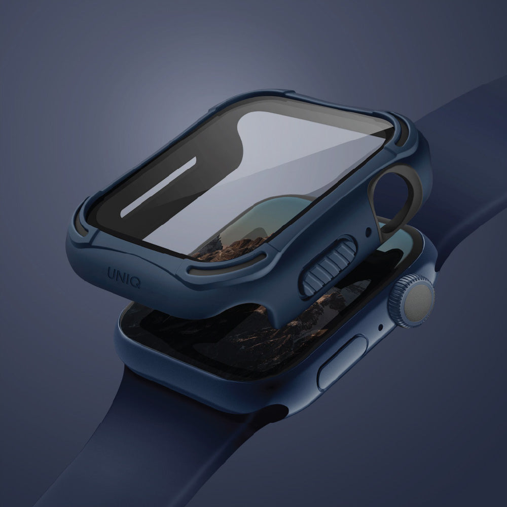 Torres Apple Watch 全包覆9H鋼化玻璃抗菌錶殼 40 / 44 mm