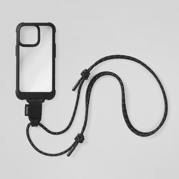 Wander Case 隨行手機殼 霧黑組 (含撞色風格掛繩 耀黑）iPhone 13 / mini / Pro / Max