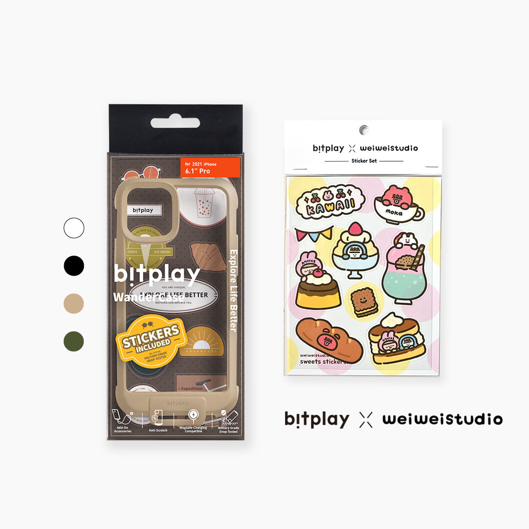 weiweiboy 聯名插畫貼紙 甜點款